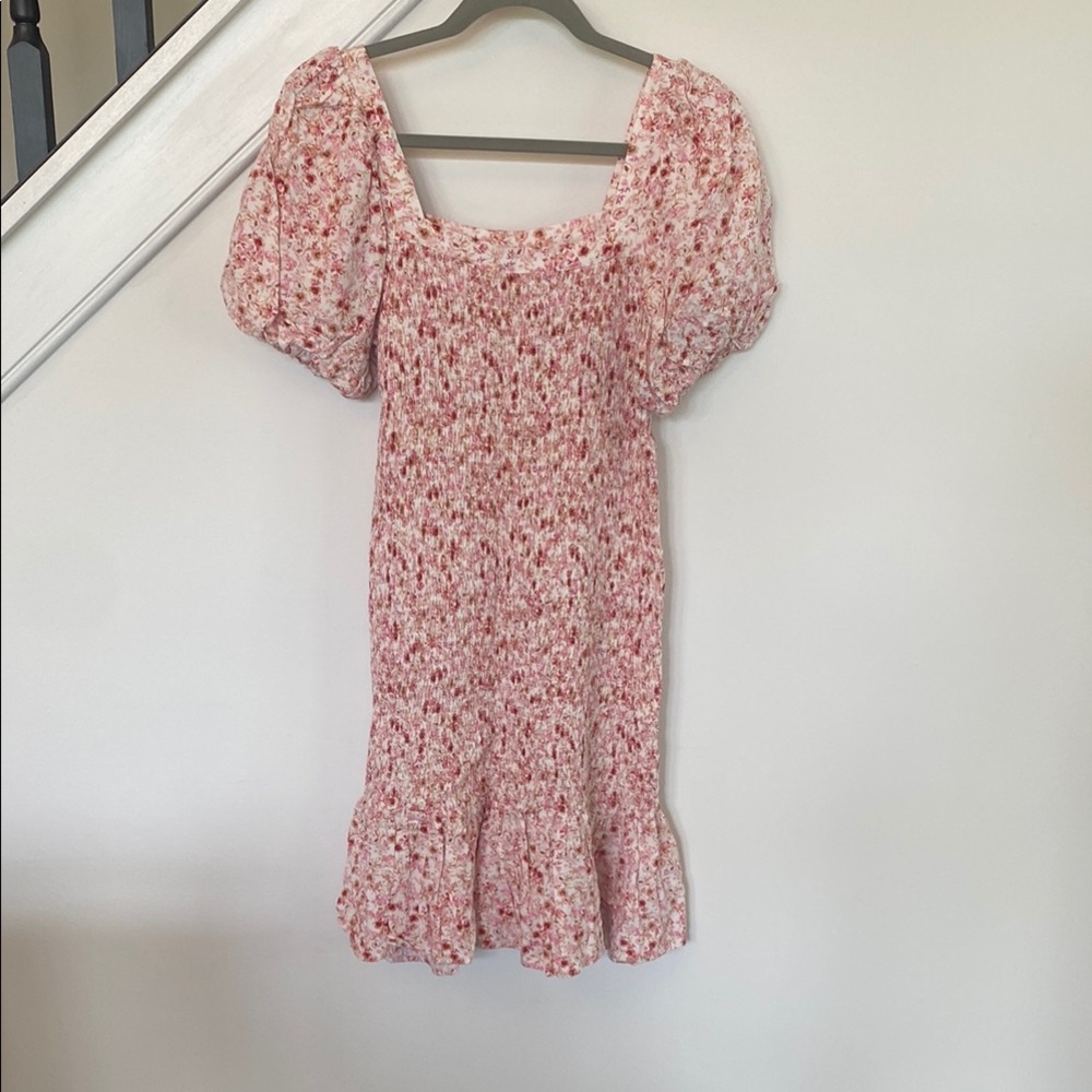 Floral Puff Sleeve Dress